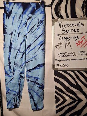 NWT Victoria's Secret PINK Leggings, Blue, M